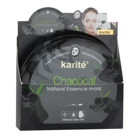 Karite Charcoal Natural Essence Mask Singles LOVIDA